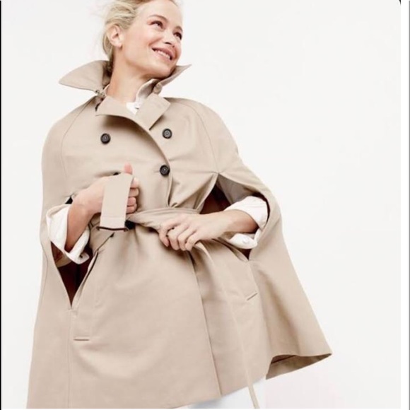J. Crew Jackets & Blazers - BAR J. CREW DOUBLE BREASTED CAPE SIZE S/M